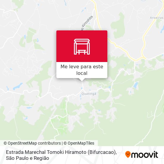 Estrada Marechal Tomoki Hiramoto (Bifurcacao) mapa