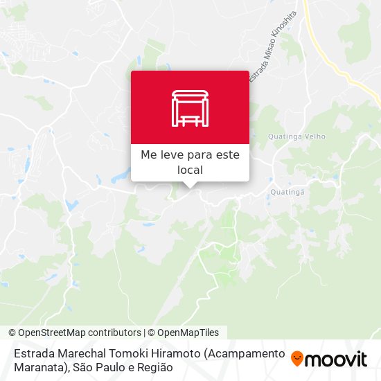 Estrada Marechal Tomoki Hiramoto (Acampamento Maranata) mapa