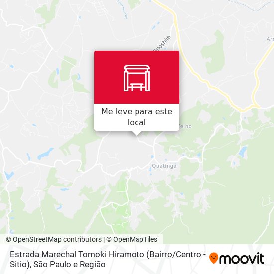 Estrada Marechal Tomoki Hiramoto (Bairro / Centro - Sitio) mapa