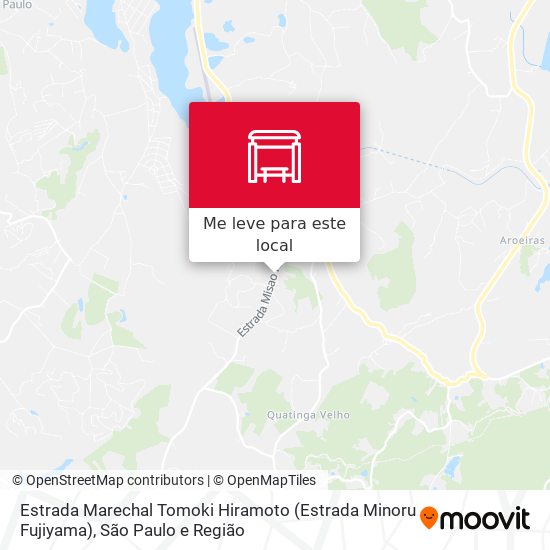 Estrada Marechal Tomoki Hiramoto (Estrada Minoru Fujiyama) mapa