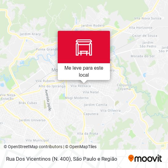 Rua Dos Vicentinos (N. 400) mapa