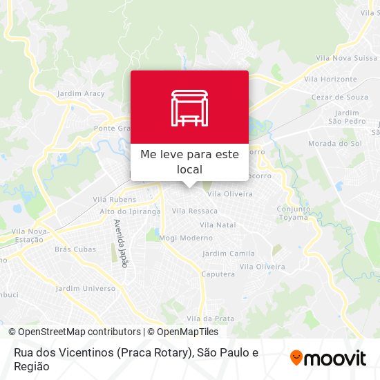 Rua dos Vicentinos (Praca Rotary) mapa