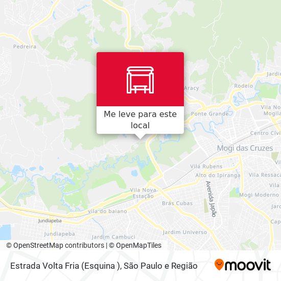 Estrada Volta Fria (Esquina ) mapa