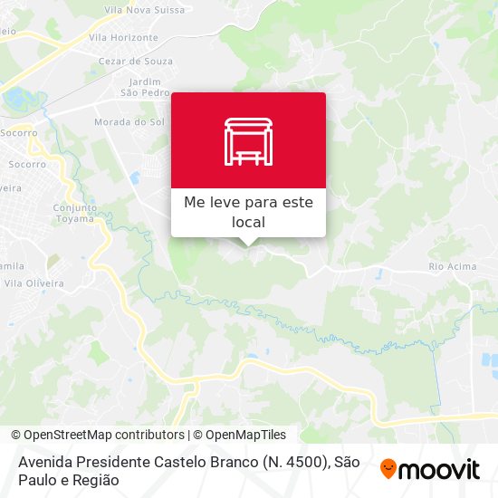 Avenida Presidente Castelo Branco (N. 4500) mapa