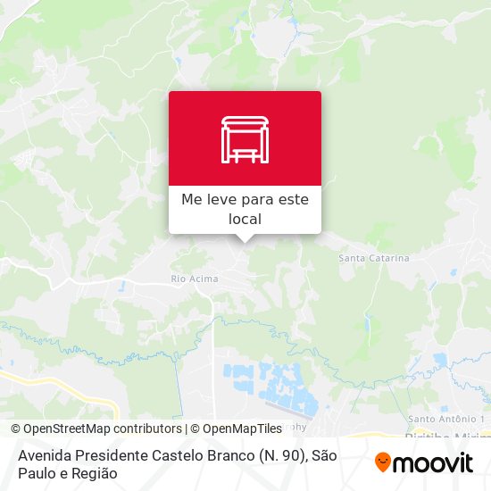 Avenida Presidente Castelo Branco (N. 90) mapa
