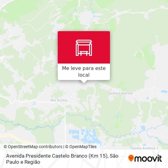 Avenida Presidente Castelo Branco (Km 15) mapa