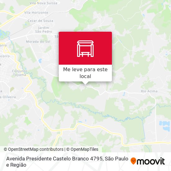 Avenida Presidente Castelo Branco 4795 mapa