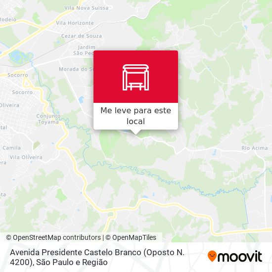 Avenida Presidente Castelo Branco (Oposto N. 4200) mapa