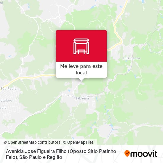 Avenida Jose Figueira Filho (Oposto Sitio Patinho Feio) mapa