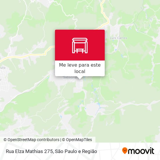 Rua Elza Mathias 275 mapa