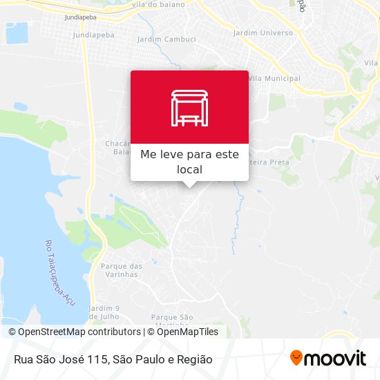 Rua São José 115 mapa