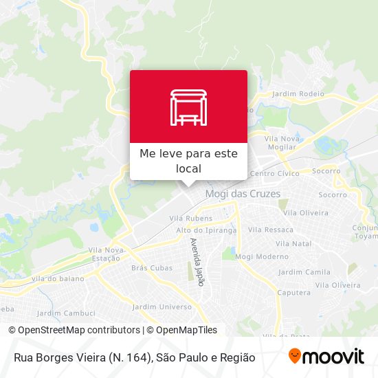 Rua Borges Vieira (N. 164) mapa