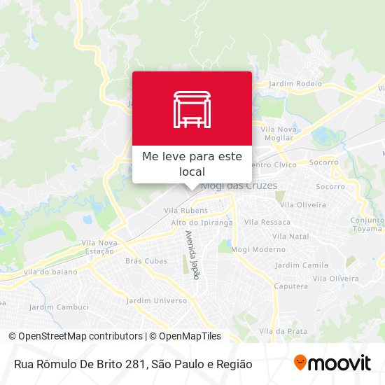 Rua Rômulo De Brito 281 mapa