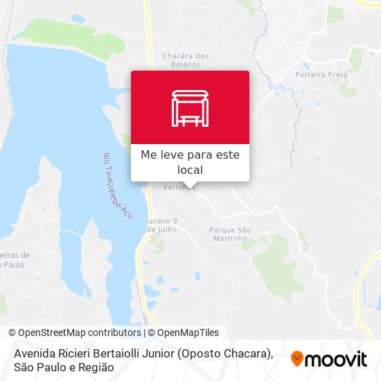 Avenida Ricieri Bertaiolli Junior (Oposto Chacara) mapa