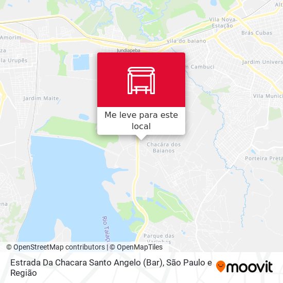Estrada Da Chacara Santo Angelo (Bar) mapa