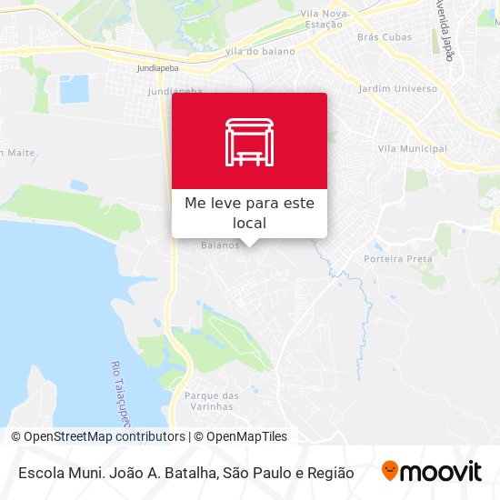 Escola Muni. João A. Batalha mapa