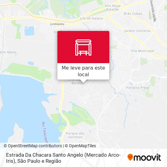 Estrada Da Chacara Santo Angelo (Mercado Arco-Iris) mapa