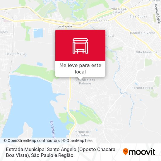 Estrada Municipal Santo Angelo (Oposto Chacara Boa Vista) mapa