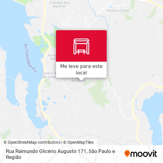 Rua Raimundo Glicério Augusto 171 mapa