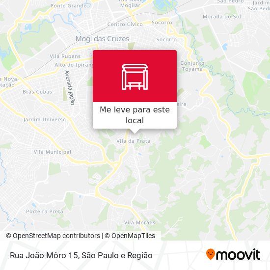 Rua João Môro 15 mapa