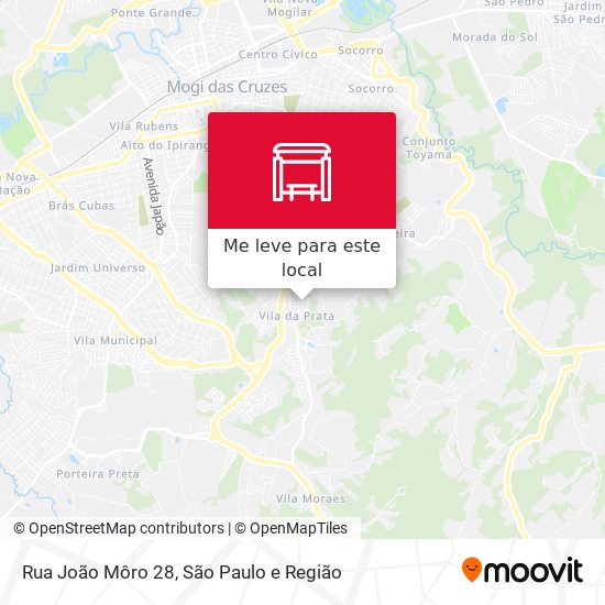 Rua João Môro 28 mapa
