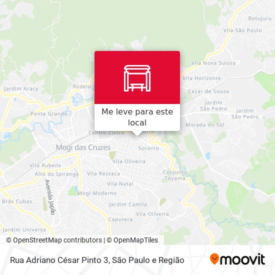 Rua Adriano César Pinto 3 mapa