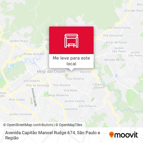 Avenida Capitão Manoel Rudge 674 mapa
