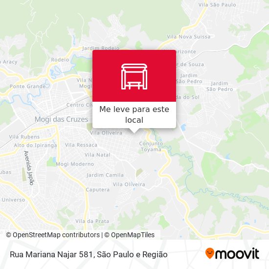 Rua Mariana Najar 581 mapa