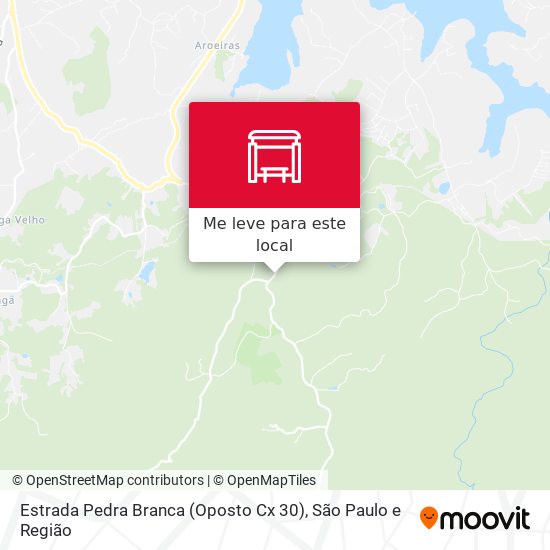 Estrada Pedra Branca (Oposto Cx 30) mapa