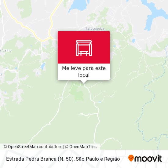 Estrada Pedra Branca (N. 50) mapa