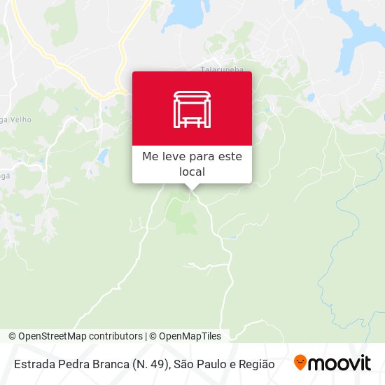 Estrada Pedra Branca (N. 49) mapa