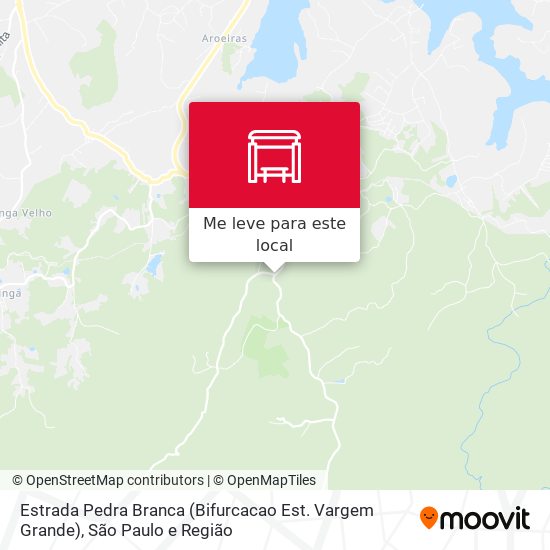 Estrada Pedra Branca (Bifurcacao Est. Vargem Grande) mapa