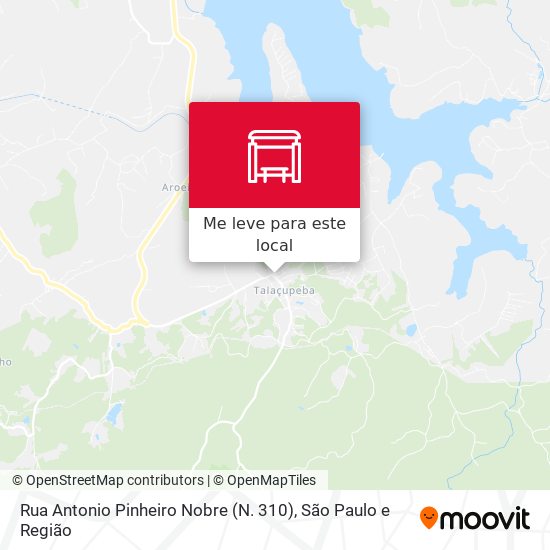 Rua Antonio Pinheiro Nobre (N. 310) mapa