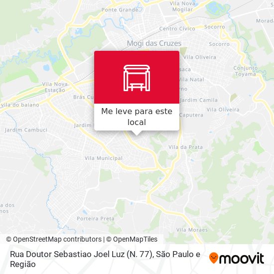 Rua Doutor Sebastiao Joel Luz (N. 77) mapa