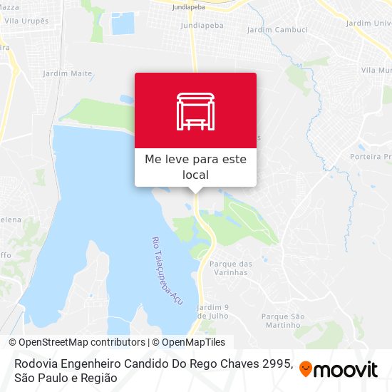 Rodovia Engenheiro Candido Do Rego Chaves 2995 mapa