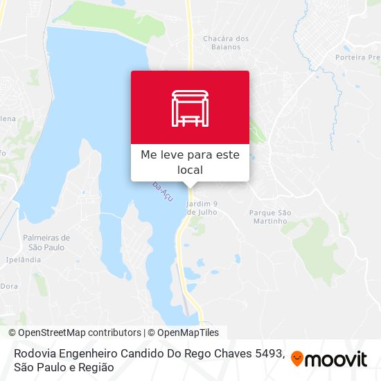 Rodovia Engenheiro Candido Do Rego Chaves 5493 mapa