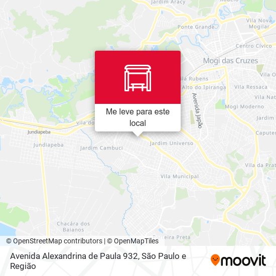 Avenida Alexandrina de Paula 932 mapa