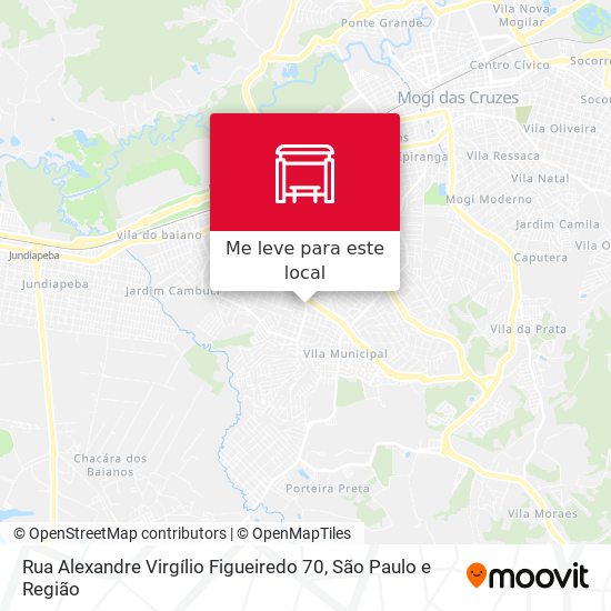 Rua Alexandre Virgílio Figueiredo 70 mapa