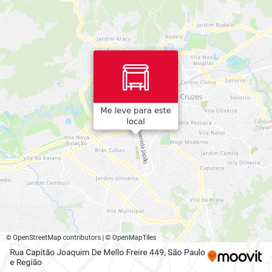 Rua Capitão Joaquim De Mello Freire 449 mapa