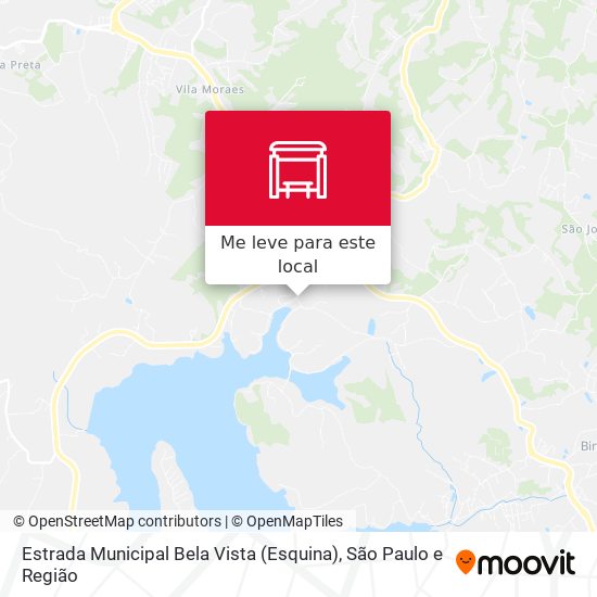 Estrada Municipal Bela Vista (Esquina) mapa