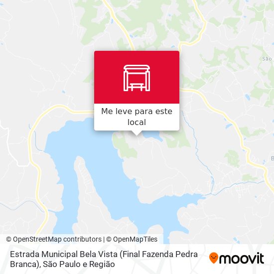 Estrada Municipal Bela Vista (Final Fazenda Pedra Branca) mapa