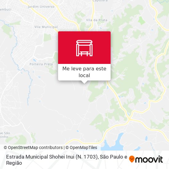 Estrada Municipal Shohei Inui (N. 1703) mapa
