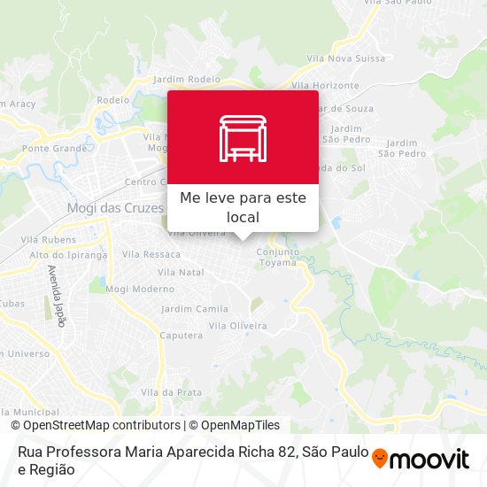 Rua Professora Maria Aparecida Richa 82 mapa