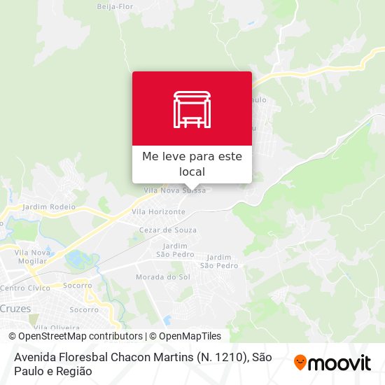 Avenida Floresbal Chacon Martins (N. 1210) mapa