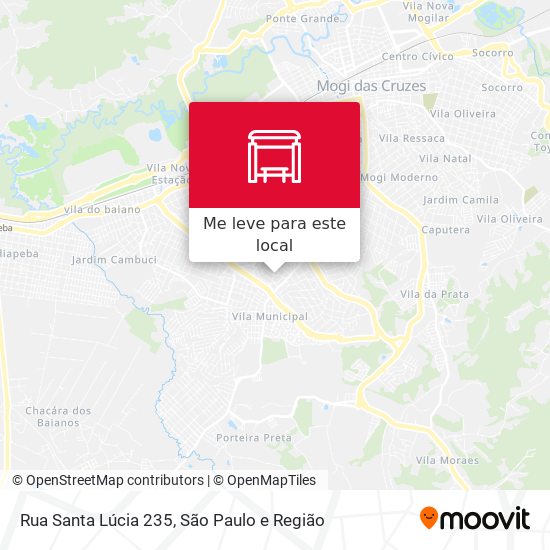 Rua Santa Lúcia 235 mapa