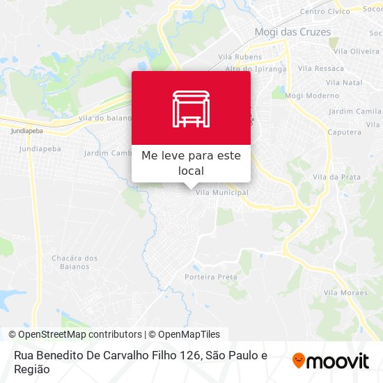 Rua Benedito De Carvalho Filho 126 mapa