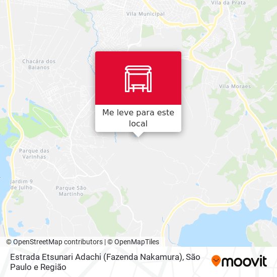 Estrada Etsunari Adachi (Fazenda Nakamura) mapa