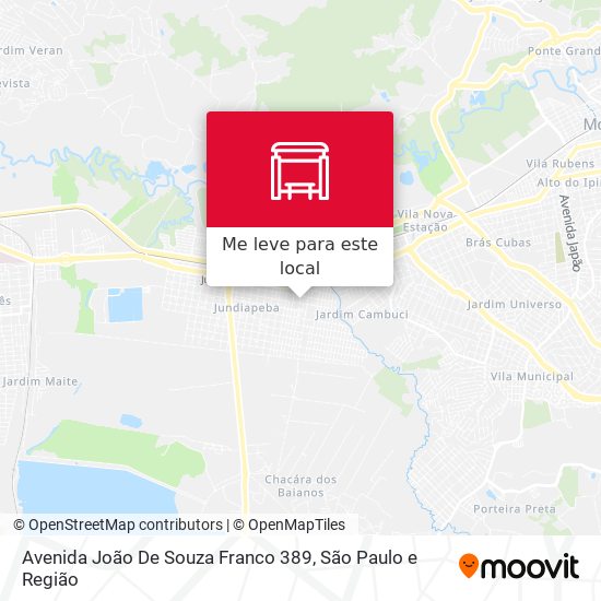 Avenida João De Souza Franco 389 mapa