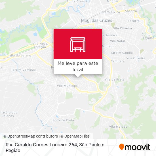 Rua Geraldo Gomes Loureiro 264 mapa