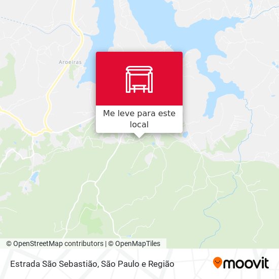 Estrada São Sebastião mapa